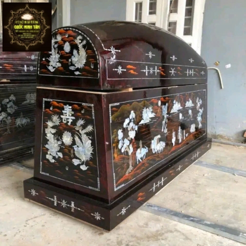 Hòm An Táng Hoạ Tiết In Đẹp
