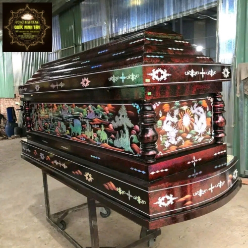 Hòm Hoả Thiêu Hoạ Tiết In